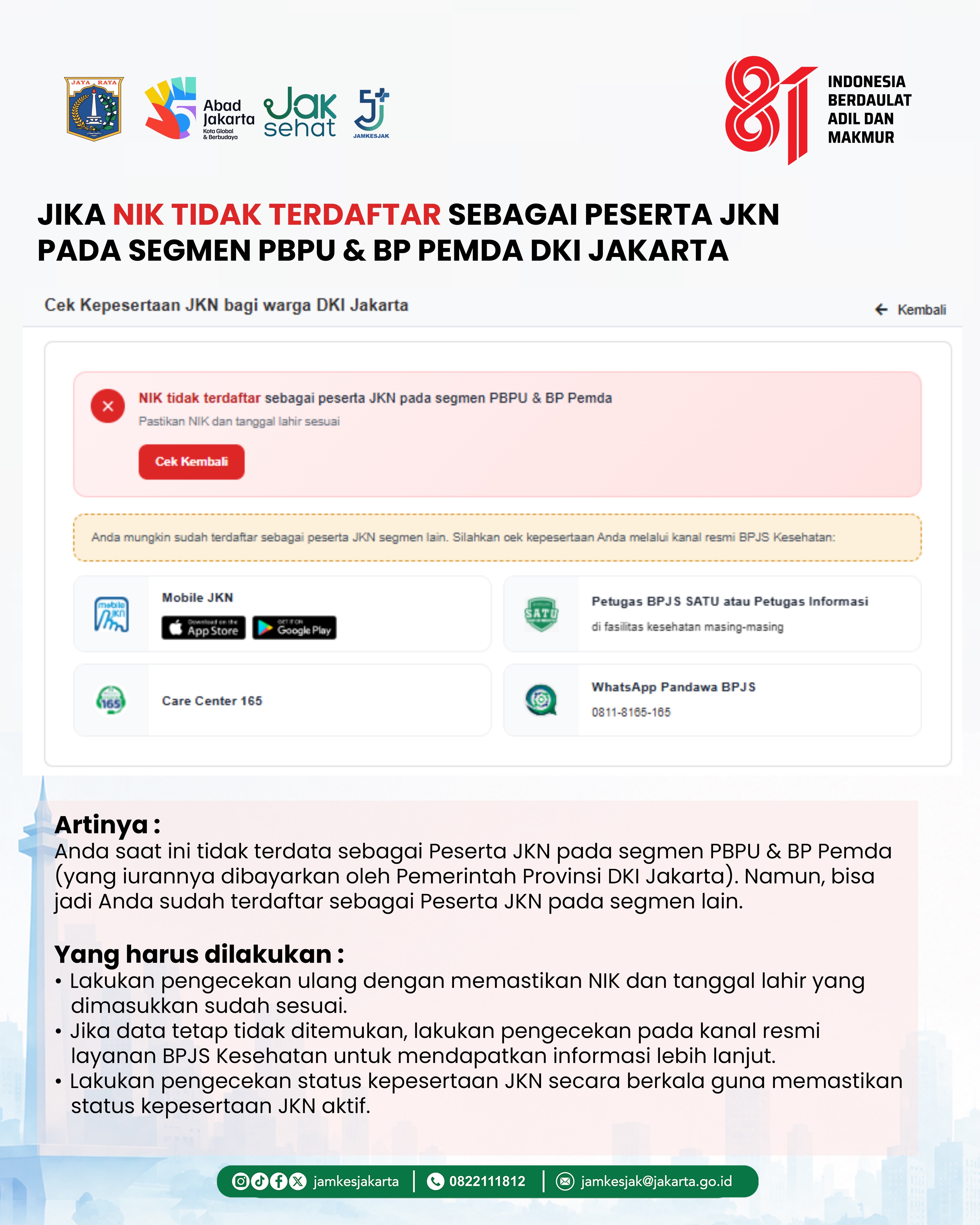 Cek Kepesertaan JKN Khusus Warga DKI Jakarta - gambar 6