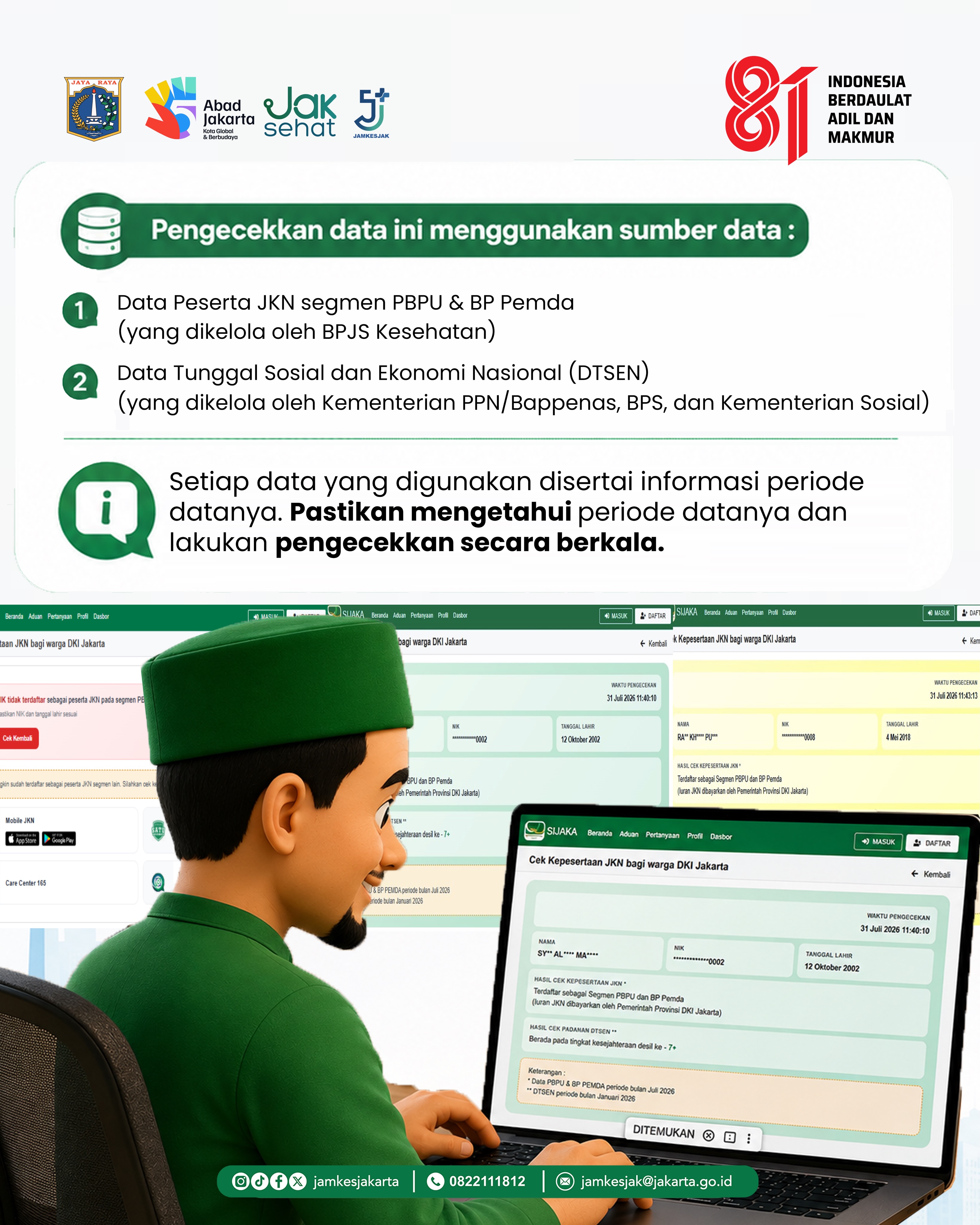 Cek Kepesertaan JKN Khusus Warga DKI Jakarta - gambar 3