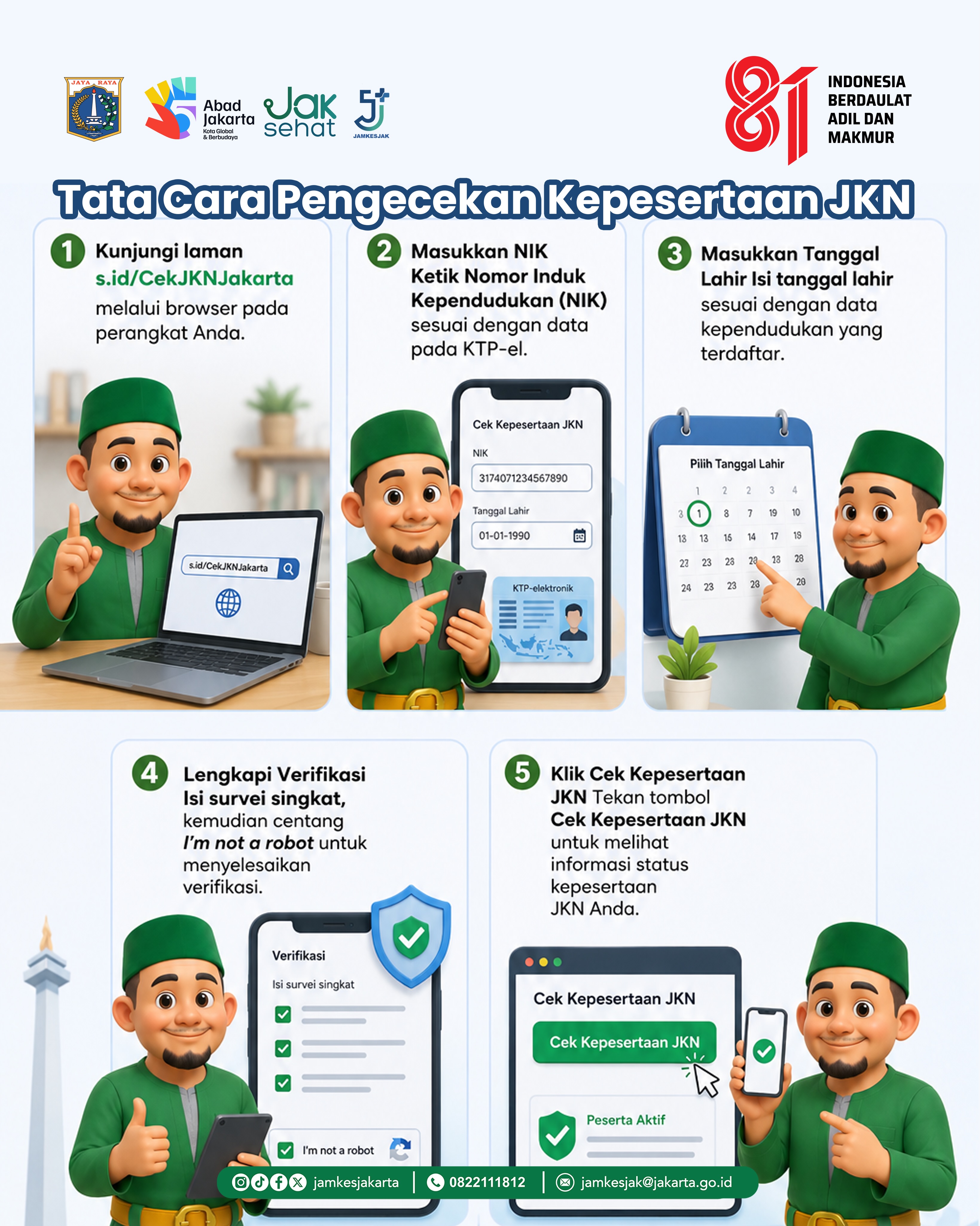 Cek Kepesertaan JKN Khusus Warga DKI Jakarta - gambar 2
